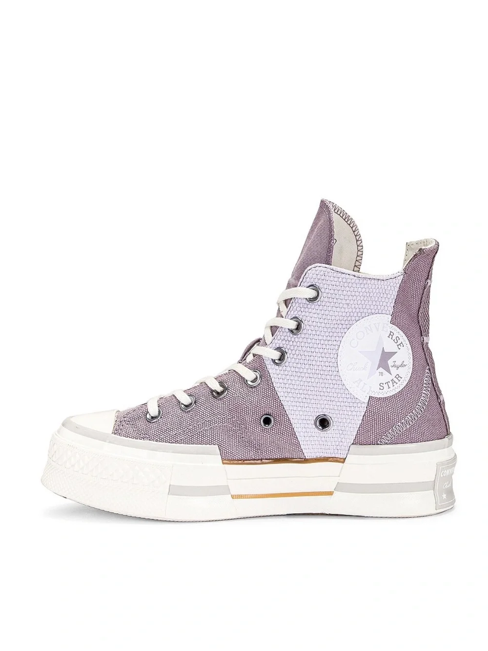 CONVERSE: Chuck 70 Plus in Lucid Lilac, Vapor Violet, & Egret